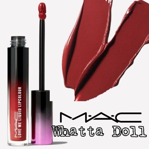 MAC Love Me Liquid Lipstick in Whatta Doll (Warm Rosewood) - Picture 3 of 14